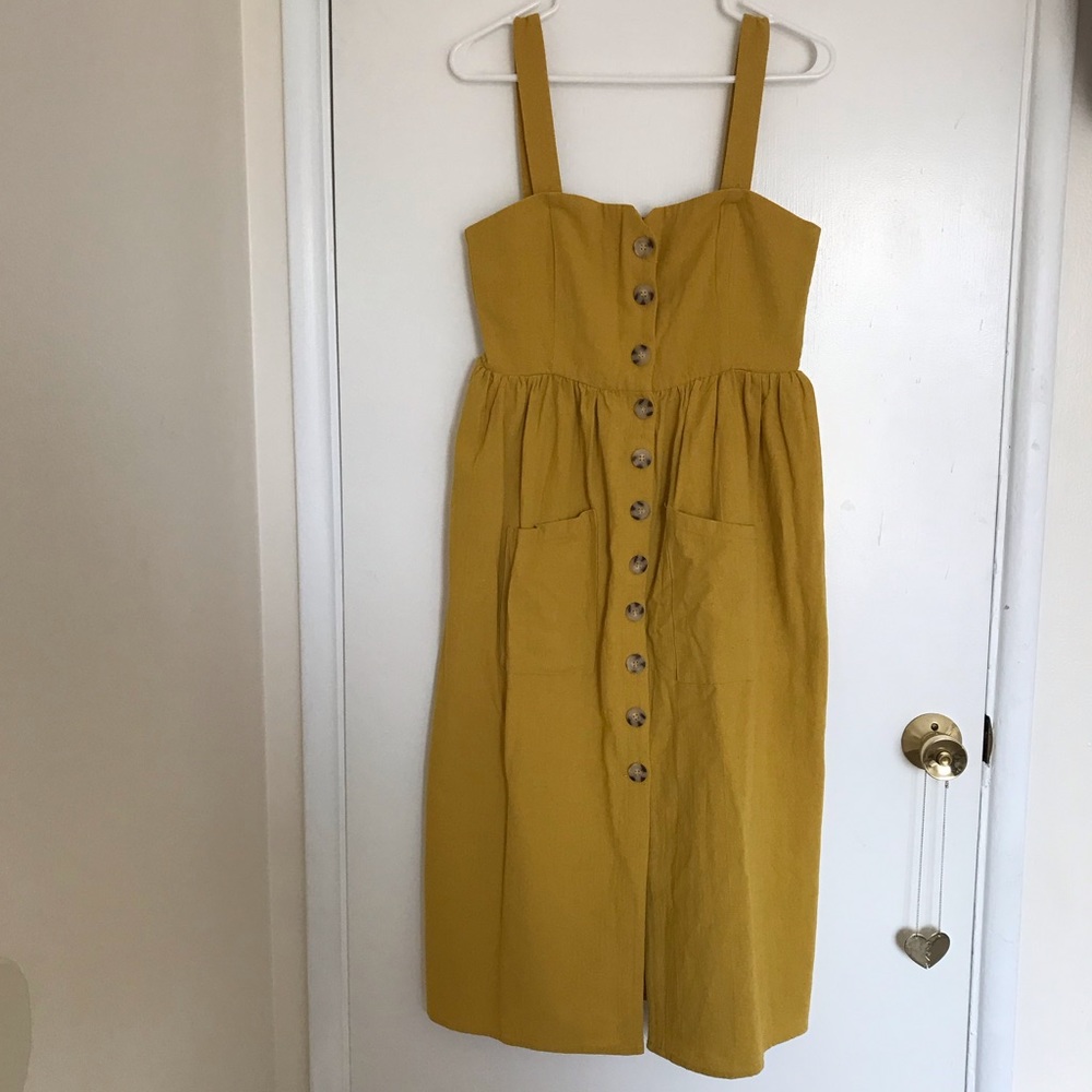 Seven Wonders Label Helena midi strappy dress. - Picture 3 of 11